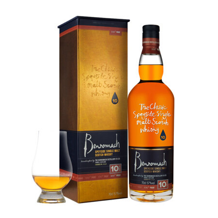 本诺曼克(benromach)10年57度 洋酒 苏格兰斯佩塞单一麦芽威士忌 700