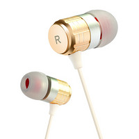 Newmine 纽曼 JK12 入耳式有线耳机 金色 3.5mm