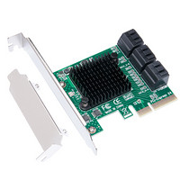 魔羯(MOGE)MC2660 台式机PCIEx4转SATA3.0接口 扩展SATA3.0接口SATA6G转接卡6口
