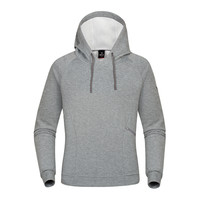 诺诗兰NORTHLAND 秋冬新款户外休闲运动服长袖T恤男女情侣款卫衣秋衣 中性款 地毯麻灰色 M 165/84A