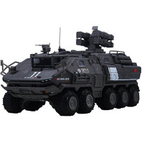 凯迪威流浪地球运载车模型合金行星发动机周边运输车 1:50运兵车 629001