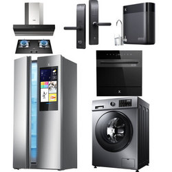 云米（VIOMI）450L冰箱+10公斤洗衣机+智能门锁+净水器+洗碗机+烟灶套装