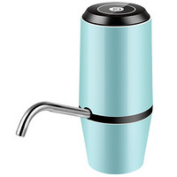 十咏 触屏无线双泵电动桶装水抽水器 压水器 上水器 家用饮水机 电动抽水器 天蓝色SY-6833