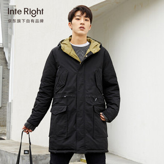 历史低价：INTERIGHT 男士双面帽羽绒服 +凑单品