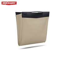 猛速 车载垃圾桶汽车折叠收纳车内多功能创意后排悬挂式车用垃圾袋 米色