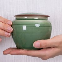 J.ZAO 京东京造 龙泉青瓷茶叶罐 傲菊梅子青 280ML