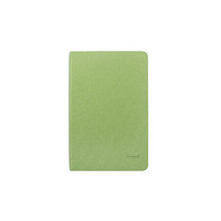 前通（front）A6随身本 软面抄记事本 珠光沙丁纹皮面笔记本 小号随身手账本子 D12-A601 绿色