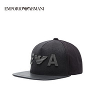 EMPORIO ARMANI 阿玛尼奢侈品19秋冬新款男士棒球帽 627533-9A555 BLACK-00020 U