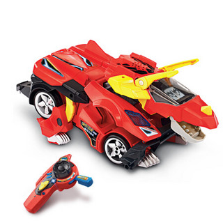 伟易达Vtech 遥控车赛车变形恐龙玩具 遥控三角龙变形金刚汽车玩具