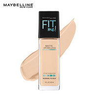 美宝莲（MAYBELLINE）定制粉底液 哑光版109 30ml（fitme粉底液 柔雾版 BB霜 油皮亲妈 遮瑕控油 隐形毛孔）