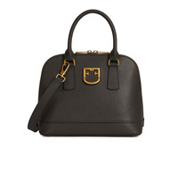 芙拉 Furla FW19MAIN 女士 牛皮革 深灰色 FANTASTICA系列 S号 手提包斜挎单肩包贝壳包 1033514