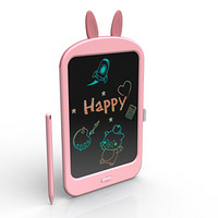 乐亲（LECHIN）儿童玩具早教无尘写字板涂鸦绘画工具液晶手写板画板彩色8.8寸粉色兔子Q6-B