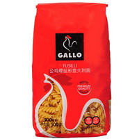 GALLO 公鸡 螺丝形 意大利面 500g