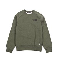北面休闲卫衣情侣款 TheNorthFace 19秋冬新品户外舒适抓绒长袖 3VUB 7D0/绿色 M/170