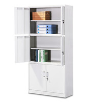 苏美特通三节文件柜资料柜铁皮柜0.7mm