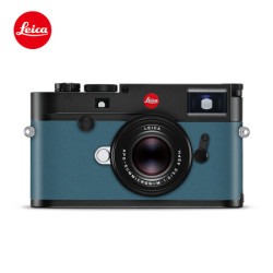 徕卡(Leica)免费个性化饰皮定制 M10专业旁轴经典数码相机黑色机身 配松黛色饰皮