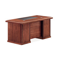 派格（paiger）办公家具小班台老板桌办公桌小班台主管桌经理桌简约中式油漆实木贴皮1.6米