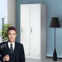 欧宝美二门更衣柜铁皮柜储物柜员工柜寄存包柜鞋柜