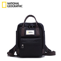 国家地理National Geographic双肩包mini迷你情侣小背包超轻减负学生书包 黑色