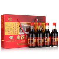 宁化府 益源庆醋 老陈醋五年陈酿330ml*4瓶礼盒装 山西原产中华
