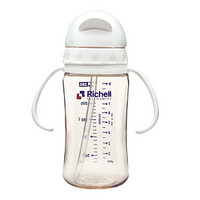 历史低价：Richell 利其尔 82716 PPSU吸管型哺乳瓶 260ml *3件