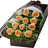 爱侣鲜花速递11朵香槟玫瑰礼盒生日表白鲜花送朋友全国同城送花上门