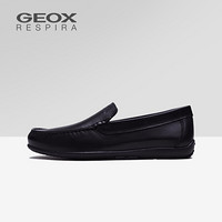 健乐士 GEOX 商务休闲鞋 U920WA00043 黑色C9999 44