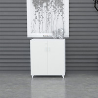 麦森（maisen）办公柜 木质资料收纳茶水矮柜现代简约办公家具 白色 MS-CSG-126