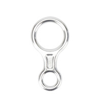 金枪鱼 户外8字环下降器银色八字环缓降器保护器下滑器索降速降攀岩快速连接器