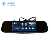 中国移动(China Mobile)和路通智能后视镜 X2 行车记录仪全屏流媒体4G 导航测速声控蓝牙一体机