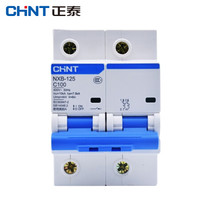 正泰(CHNT)NXB-125-2P-C100 空气开关 过载空气开关 DZ47升级款小型断路器 2P 100A