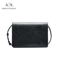 ARMANI EXCHANGE 阿玛尼奢侈品19秋冬新款女士式单肩背包 942622-9A070 BLACK-53620 U