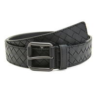 BOTTEGA VENETA 宝缇嘉 男士黑色编织皮带 407396 V4650 1000 105