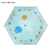玛丽亚.古琦（MARJA KURKI）五折晴雨伞 两用超轻迷你折叠小清新太阳伞女 永恒的爱 9DD654352 淡绿奢侈品
