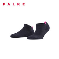 FALKE 德国鹰客 Relax Pads棉居家袜袜底防滑休闲室内低筒女袜 深蓝色dark navy 35-38 46312-6370