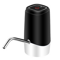 十咏 充电式桶装水 自动抽水器 压水器 上水器 家用饮水机泵 吸水器 电动抽水器 黑色K12-2