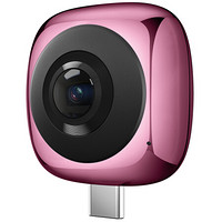 华为 HUAWEI 全景相机 360°拍照 VR照片 社交分享 趣味特效 即插即用 5K高清照片 全家福照片 动图制作 粉色