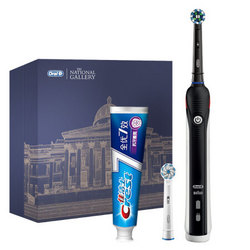 欧乐B（Oral-B）电动牙刷博物馆礼盒 P2000黑色 *2件