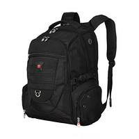 索宝 Soarpop 电脑包 笔记本商务多功能大容量出差背包休闲学生包 BB4370MBK黑色