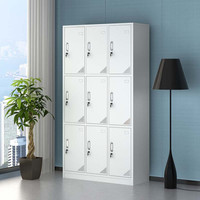 欧宝美九门更衣柜铁皮柜储物柜员工柜寄存包柜鞋柜