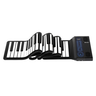 诺艾（iword）88键手卷钢琴便携电子琴专业级硅胶钢琴键盘加厚S3088 *2件