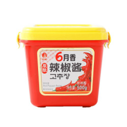 欣和 调味酱 葱伴侣 6月香 原酿辣椒酱 韩式辣椒酱500g *14件