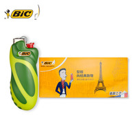 比克(BIC)J5硅胶打火机套(绿/黄)+J5混色打火机礼盒(8支)