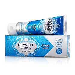 省50元 无瑾花牙膏 无瑾花芜琼花scarle 炫白水晶牙膏甜橙薄荷味110g多少钱 什么值得买