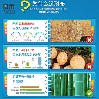 BABO 斑布 抽纸100抽盒装硬盒抽纸巾盒 (186mm*200mm、3层)