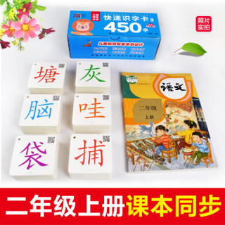 花山文艺出版社 《儿童常用汉字·快速识字卡3：二年级上册》（450字）