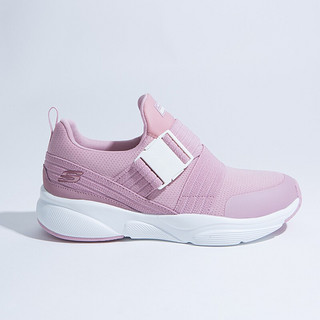 Skechers/斯凯奇女鞋新款舒适搭带运动轻便懒人休闲鞋66666167 黑色/白色/BLK 37 *2件