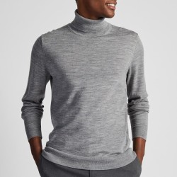 UNIQLO 优衣库 419192 精纺美利奴两翻领针织衫(长袖)