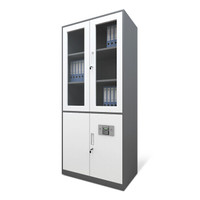 中伟文件柜电子密码柜办公柜钢制铁皮柜档案柜拆装柜薄边大器械定制款