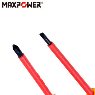 MAXPOWER 力钰 VDE绝缘十字螺丝批 绝缘十字螺丝刀 55637-ph1x100mm